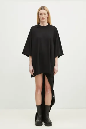 Rick Owens Rick Owens t-shirt bawełniany Tommy T męski kolor gładki DU01E3259.RN