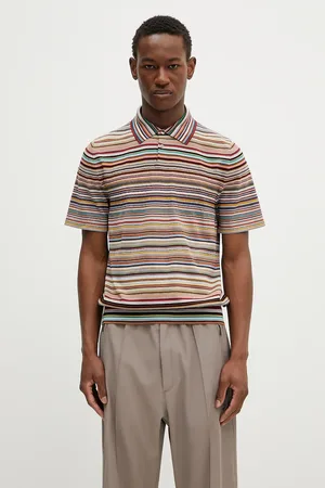 Paul Smith Polo bawełniane męski kolor wzorzysty M1R-270Y-P02682