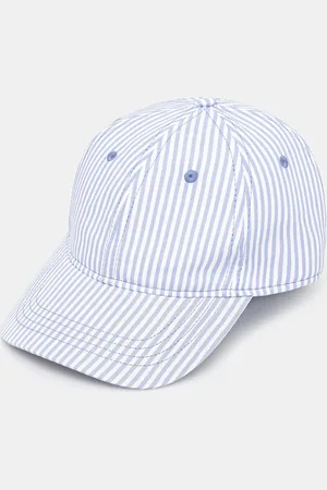 Fiorucci Czapka z daszkiem bawełniana Striped Tie Ribbon kolor wzorzysta W02SMAHA398CJ01BL07
