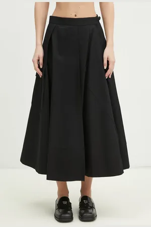 UNDERCOVER Spódnica bawełniana Skirt kolor maxi rozkloszowana UP1E1601