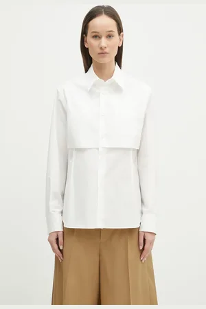 UNDERCOVER Koszula bawełniana Shirt damska kolor regular z kołnierzykiem klasycznym UP1E1403