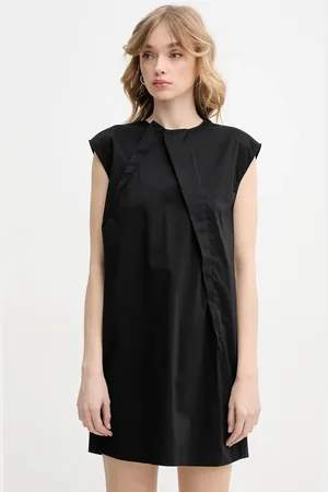 Maison Margiela Sukienka kolor mini prosta S52DA0066.M35043