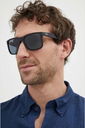 Ray-Ban Okulary przeciwsłoneczne JUSTIN męskie kolor 0RB4165