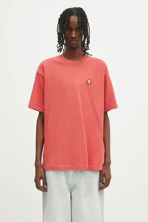 AAPE T-shirt bawełniany Now męski kolor gładki AAPTEM1598XXO