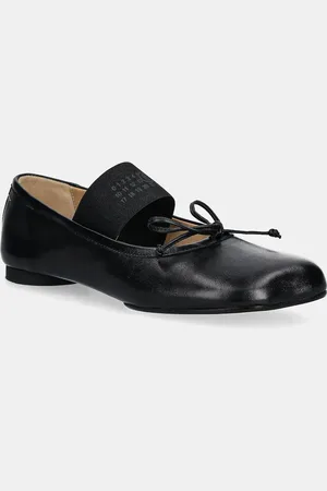 Maison Margiela Baleriny skórzane kolor S59WZ0099