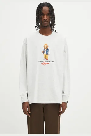 AAPE Longsleeve bawełniany Theme r Long kolor z nadrukiem AAPLTM1610XAO