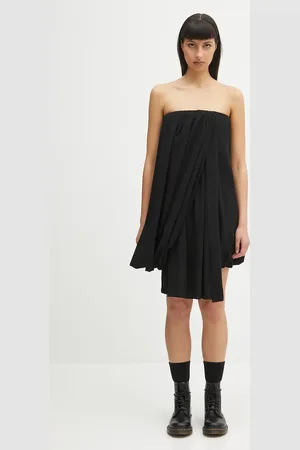 J.W.Anderson Sukienka wełniana Draped Bustier kolor mini prosta DR0464.PG1797.999