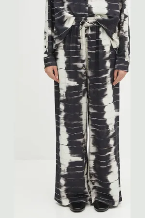 Samsøe Samsøe Spodnie Saneem damskie kolor szerokie high waist F24100163