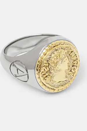 ARIES Sygnet srebrny Signet Ring AR9020303