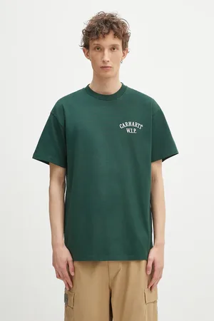 Carhartt T-shirt bawełniany S/S Cabinetry T-Shirt męski kolor z nadrukiem I034779.2RQXX