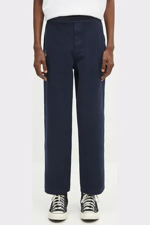 Evisu Spodnie bawełniane Classic Worker Chino męskie kolor proste 2ESHTM5PT1063