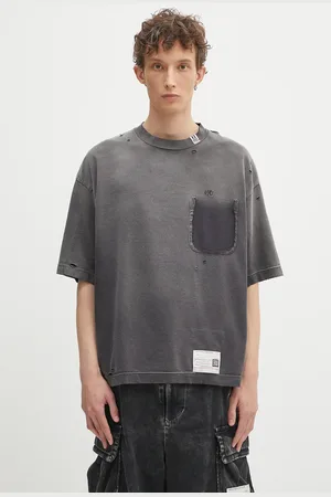 Maison Mihara Yasuhiro T-shirt bawełniany Sun Faded Tee męski kolor gładki A14TS611