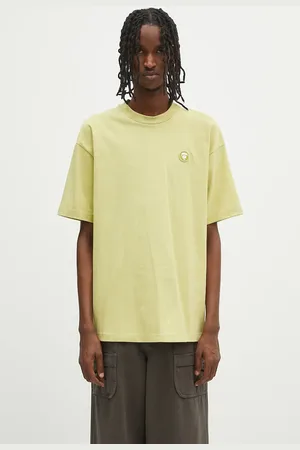 AAPE T-shirt bawełniany Now męski kolor gładki AAPTEM1598XXO