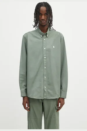 Carhartt Koszula bawełniana L/S Madison Shirt męska kolor regular z kołnierzykiem button-down I023339.22XXX