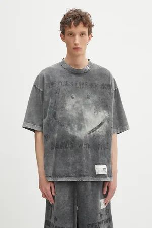 Maison Mihara Yasuhiro T-shirt bawełniany Bleached Tee męski kolor wzorzysty A14TS622