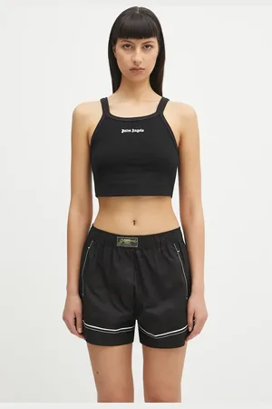 Palm Angels Top bawełniany Classic Logo Tank kolor PWAD060C99FAB0021003