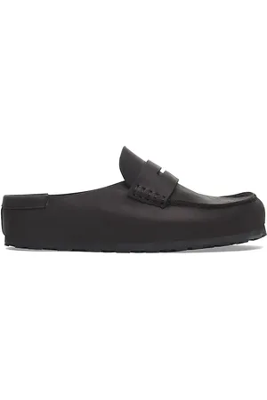 Birkenstock Klapki skórzane Naples Wrapped LEOI damskie kolor 1029694