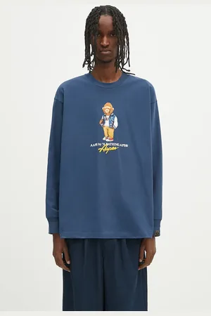 AAPE Longsleeve bawełniany Theme r Long kolor z nadrukiem AAPLTM1610XXO