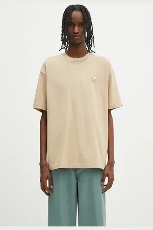 AAPE T-shirt bawełniany Now męski kolor gładki AAPTEM1598XXO