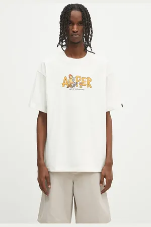 AAPE T-shirt bawełniany Theme r męski kolor z nadrukiem AAPTEM1616XXO