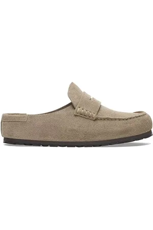 Birkenstock Klapki zamszowe Naples Wrapped LEVE damskie kolor 1029710