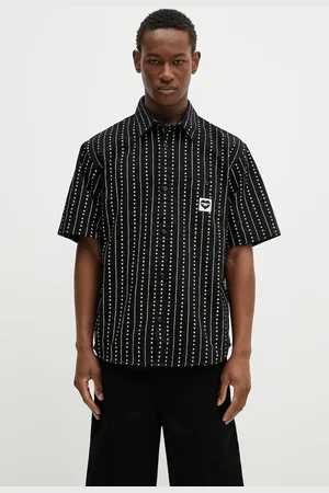 Carhartt Koszula bawełniana S/S Drewe Shirt męska kolor relaxed z kołnierzykiem klasycznym I034537