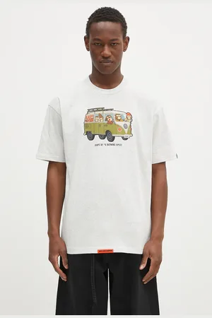 AAPE T-shirt bawełniany Theme r męski kolor z nadrukiem AAPTEM1617XAO