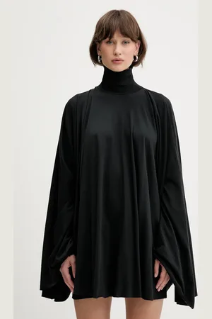 Maison Margiela Sukienka bawełniana kolor mini oversize S62DA0038