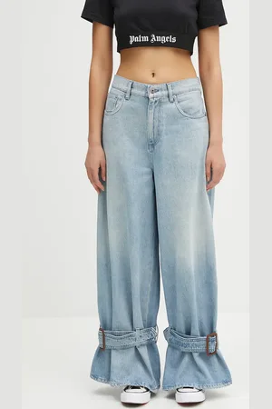 J.W.Anderson Jeansy Buckled Cuff damskie high waist DT0109.PG1735.804