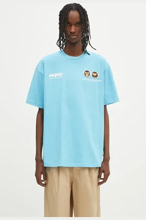 AAPE T-shirt bawełniany Basic r męski kolor z nadrukiem AAPTEM1675XXO