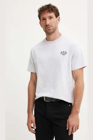 A.P.C. T-shirt bawełniany standard rue madame GOTS kolor z aplikacją COHBU.M26388