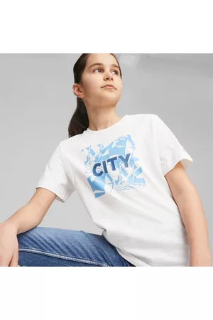 PUMA T-shirty - Młodzieżowa Koszulka Manchester City FtblCore Graphic
