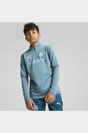 PUMA Młodzieżowa bluza treningowa Olympique Marsylia z zamkiem 1/4