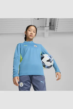 PUMA Młodzieżowa bluza treningowa Manchester City F.C. z zamkiem 1/4