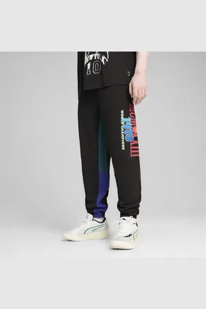 PUMA Męskie koszykarskie spodnie dresowe Bandwagon