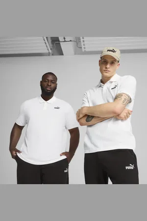 PUMA Męska koszulka polo Essentials z logo No. 1 z piki
