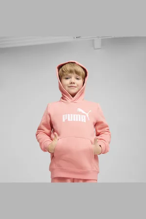 PUMA Dziecięca polarowa bluza z kapturem ESS z logo No. 1
