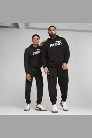 PUMA Męskie spodnie poliestrowe Essentials z logo No. 1