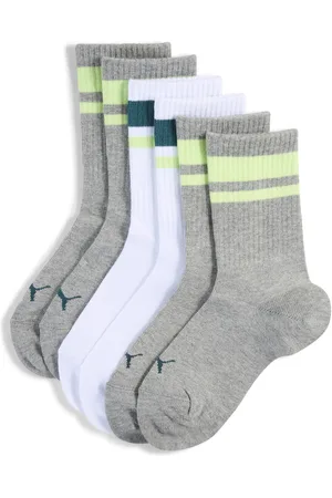 PUMA Dziecięce skarpety za kostkę Heritage Stripe (6 par)