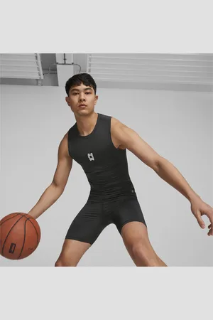 PUMA Męski top bez rękawów do koszykówki Hoops Team