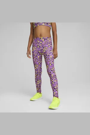 PUMA Młodzieżowe legginsy Train All Day Essentials z nadrukiem na całej powierzchni