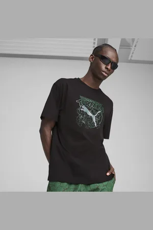 PUMA Męska koszulka × TMNT o luźnym kroju z grafiką