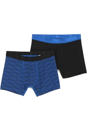 PUMA Męskie bokserki z nadrukiem (2 pary)
