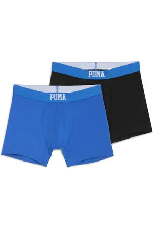 PUMA Męskie bokserki z wytłoczonym logo (2 pary)