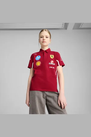 PUMA Młodzieżowa koszulka polo Scuderia Ferrari HP 2025 Team