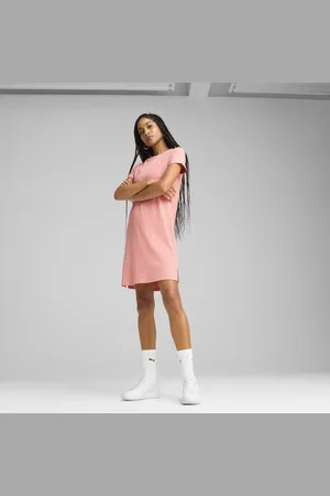 PUMA Damska obcisła sukienka prążkowana ESS ELEVATED