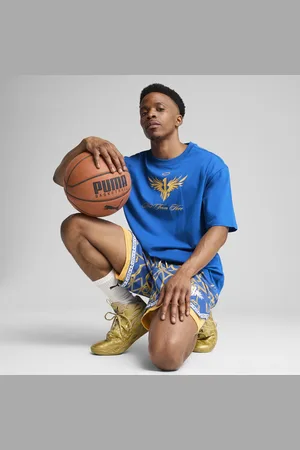 PUMA Męska koszulka do koszykówki Melo Golden