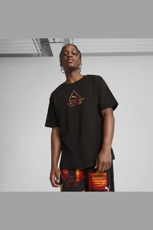 PUMA Męska koszulka do koszykówki Scoot Caution Boxy