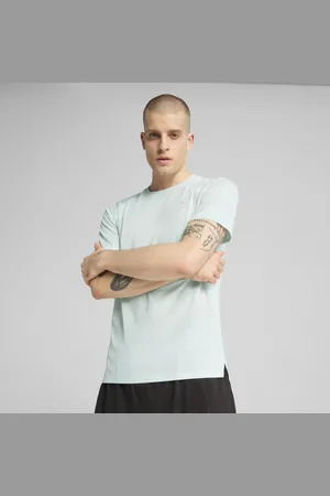 PUMA Męska koszulka RUN z siateczki z grafiką