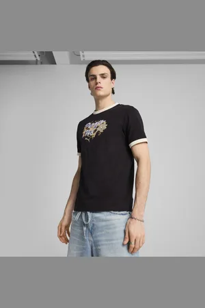 PUMA Męska koszulka FUTURE..ARCHIVE Ringer z grafiką